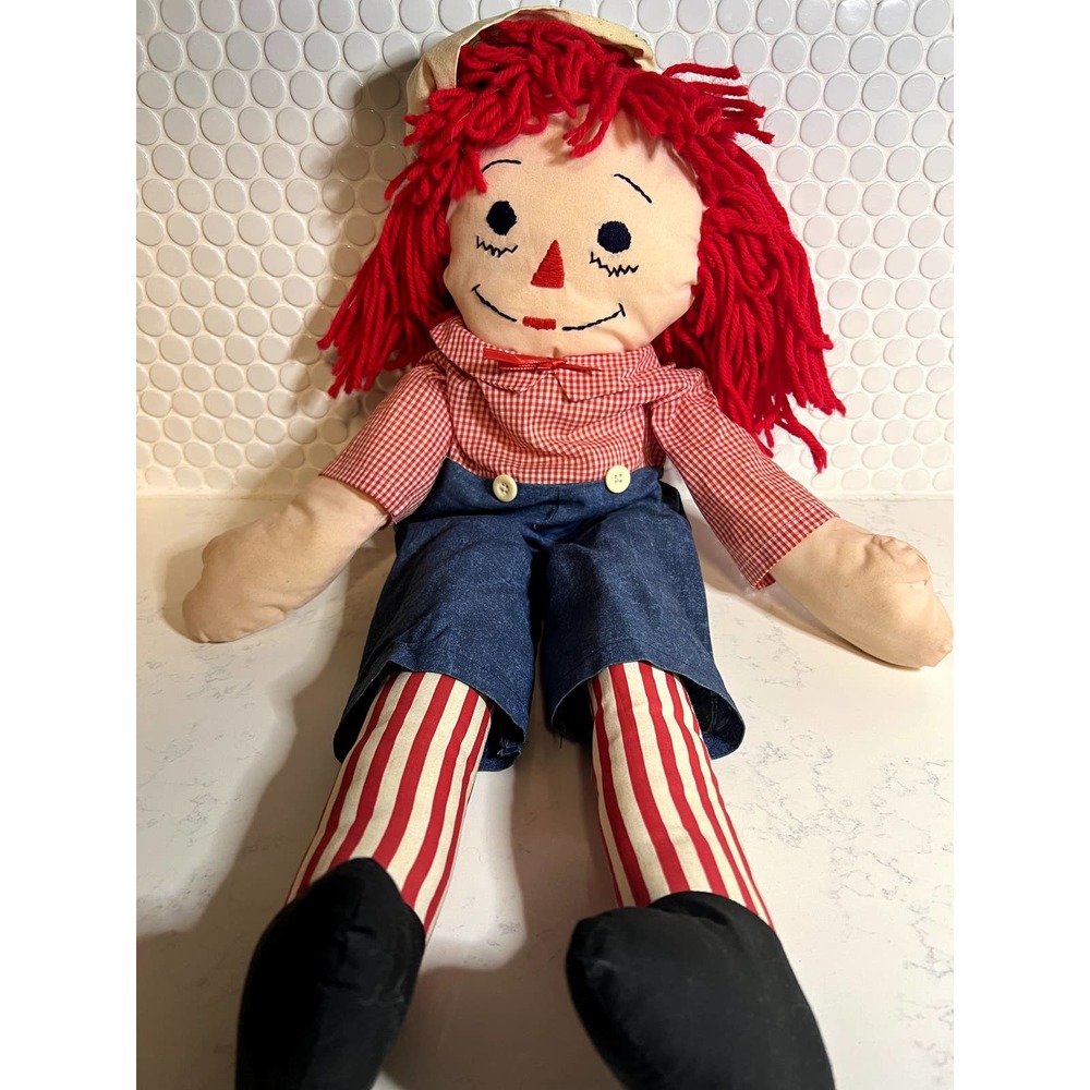 Handcrafted Vintage Raggedy Andy Doll